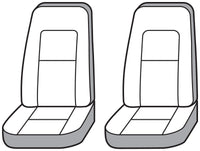 Covercraft Covercraft Endura Waterproof Polyester SeatSaver Custom Front Row Seat Covers (SS1234WFBK)