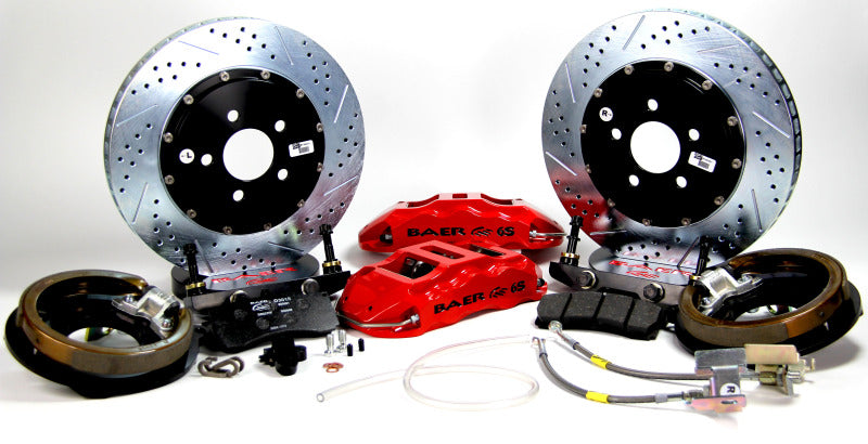 Baer Brakes Baer Brakes 14in Extreme+ Rear SDZ Brake Kit - Silver (4262096S)