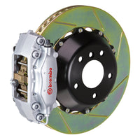 Brembo Brembo 11-16 528i Rear GT BBK 4 Piston Cast 345x28 2pc Rotor Slotted Type1-Silver (2P2.8040A3)