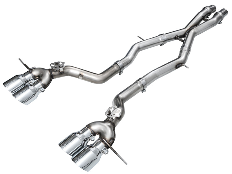 AWE Tuning AWE Tuning 23-24 BMW G87 M2 Track Edition Exhaust - Chrome Silver Tips (3020-42487)