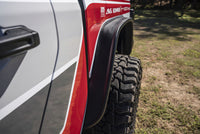 Bushwacker Bushwacker 20-24 Jeep Gladiator Flat Style Flares Rear 2pc - Black (10104-07)