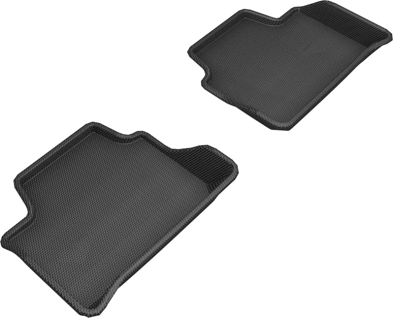 3D MAXpider 3D MAXpider 2019-2020 BMW 3 Series (G20) Kagu 2nd Row Floormats - Black (L1BM10321509)
