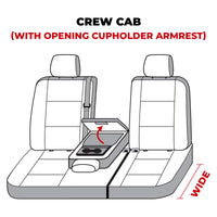 Covercraft Covercraft 19-24 Dodge Ram 1500 Polycotton SeatSaver Custom Second Row Seat Covers - Grey (SS8484PCGY)