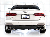 AWE Tuning AWE Tuning 19-23 Audi C8 S6/S7 2.9T V6 AWD Track Edition Exhaust - Chrome Silver Tips (3020-42101)