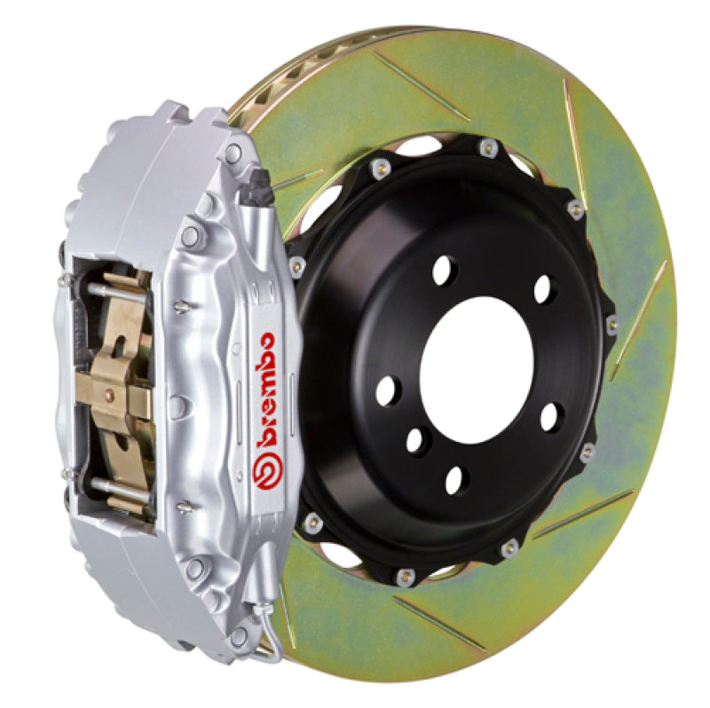 Brembo Brembo 94-00 C-Class Front GT BBK 6 Piston Cast 355x32 2pc Rotor Slotted Type1-Silver (1M2.8021A3)