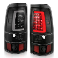 ANZO ANZO 1999-2002 Chevy Silverado 1500 LED Taillights Plank Style Black w/Clear Lens (311330)