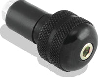 BikeMaster O BikeMaster Anti-Vibration Bar Ends - 1in - Black (261316)