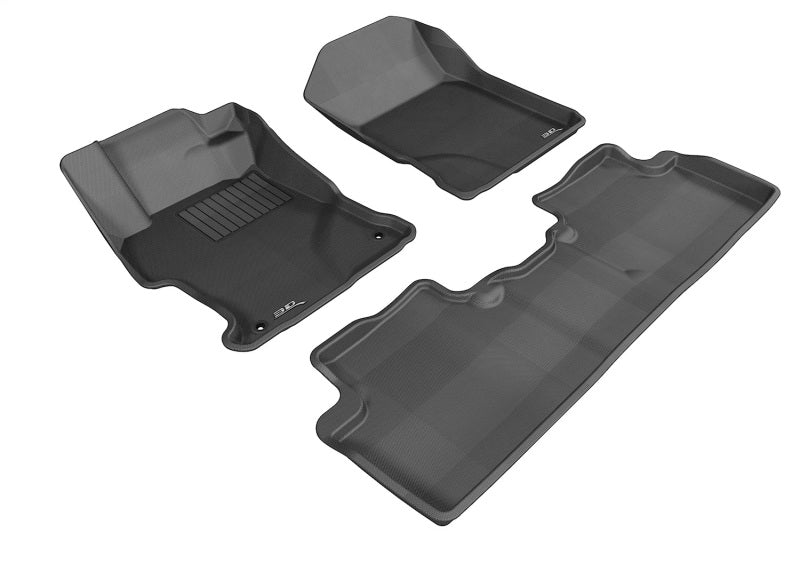 3D MAXpider 3D MAXpider 12-13 Honda CIvic Sedan Kagu Black Full Set (L1HD04101509)