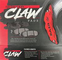 Baer Brakes Baer Brakes 97-04 Chevrolet Corvette Claw Front Brake Pads (D0731)