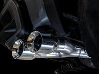 AWE Tuning AWE Tuning 4th Gen GM 1500 5.3L 0FG Cat-Back Dual Side Exit (Flat Bumper) - Chrome Tips (3015-22207)