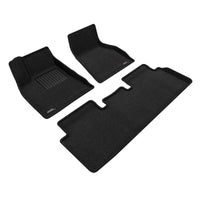 3D MAXpider 3D MAXpider 20-21 Tesla Model S Elegant Floor Mat- Black (L1TL02004709)