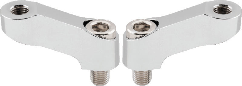 BikeMaster D BikeMaster Mirror Extension 10mm Pair - Chrome (152462)