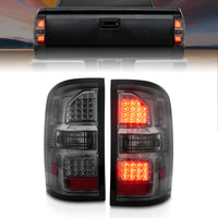 ANZO ANZO 2014-2018 GMC Sierra LED Tail Lights Black Housing Smoke Lens (311398)