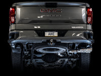 AWE Tuning AWE Tuning 4th Gen GM 1500 5.3L 0FG Cat-Back Dual Side Exit (Flat Bumper) - Chrome Tips (3015-22207)