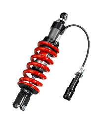 Bitubo Suspension Bitubo XZE3 Monoshocks Adjustable: Hydraulic Spring Preload, Rebound, Length, Red Spring (K0100XZE31)