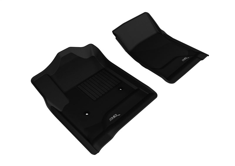 3D MAXpider 3D MAXpider 14-18 GMC Sierra 1500 / 2500Hd / 3500Hd Regular Cab Kagu Black R1 (Single Row Set) (L1GM02001509)