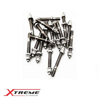 BLOX Racing BLOX Racing M8X1.25X45mm 10-Piece Set - Titanium (BXFL-00307-10-TI)