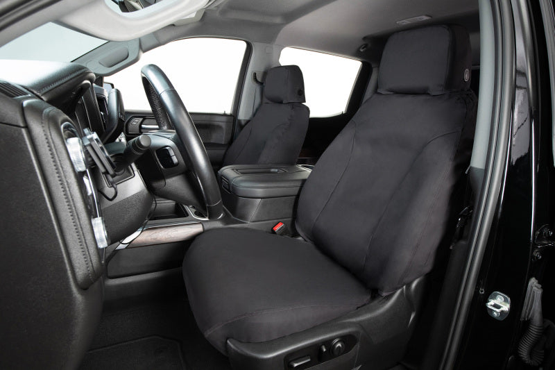 Covercraft Covercraft 21-24 Ford Bronco Polycotton SeatSaver Custom Front Row Seat Covers - Charcoal (SS2569PCCH)