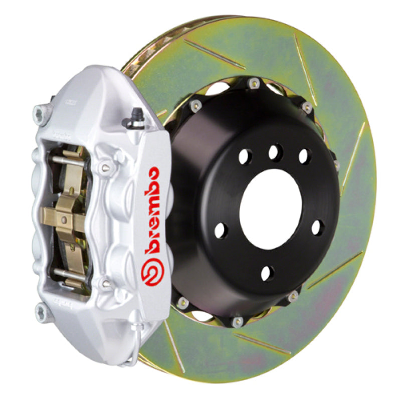 Brembo Brembo 17+ LC500/18+ LS500 Rear GT BBK 4 Piston Cast 380x28 2pc Rotor Slotted Type-1-Silver (2P2.9053A3)