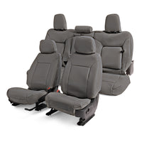 Covercraft Covercraft 19-24 Dodge Ram Leatherette PrecisionFit Custom Front Row Seat Covers - Stone (GTD4191ABLTSN)