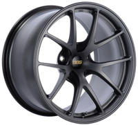 BBS Discount C BBS RI-A 18x10 5x120 ET25 Matte Graphite Wheel -82mm PFS/Clip Required (RIA045MGR)