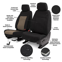 Covercraft Covercraft 21-24 Ford Explorer Endura PrecisionFit Custom Second Row Seat Covers - Charcoal/Silver (GTF4275ENCS)