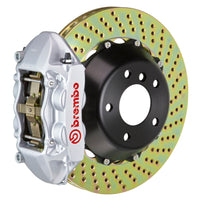 Brembo Brembo 84-87 Testarossa Rear GT BBK 4 Piston Cast 380x28 2pc Rotor Drilled-Silver (2P1.9068A3)