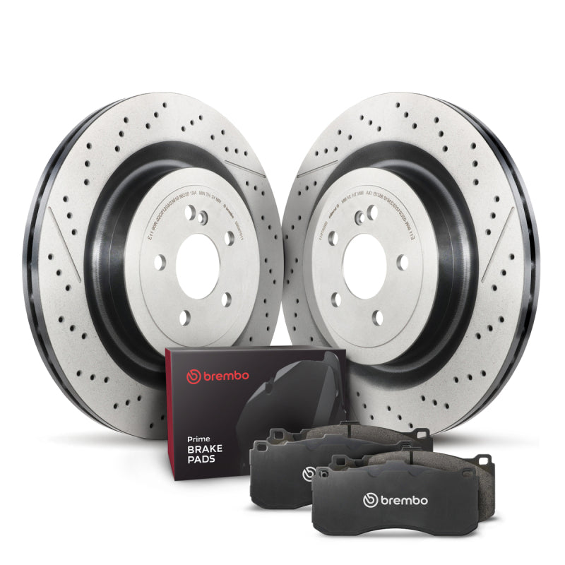 Brembo OE B Brembo OE Rear Disc Brake Kit (KT04420)