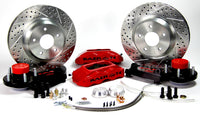 Baer Brakes Baer Brakes STD Studs 13in Track4 Front SDZ Brake Kit - Fire Red (4261288FR)
