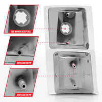 ANZO ANZO 1994-1998 Chevrolet Blazer Corner Lights Clear Lens w/ Amber Reflector (521041)