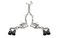 Corsa Corsa 2022-25 Caddy CT5 V Blackwing 3in. Cat-Back w/ Act. Exh. - Dbl X-Pipe - Twin 4.5in. BlkCF Tips (21320CFBLK)
