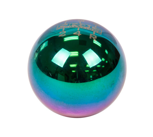 NRG Ball Style Shift Knob For Honda - Heavy Weight 480G / 1.1Lbs. - Multicolor / Neochrome - SK-300MC-2-W