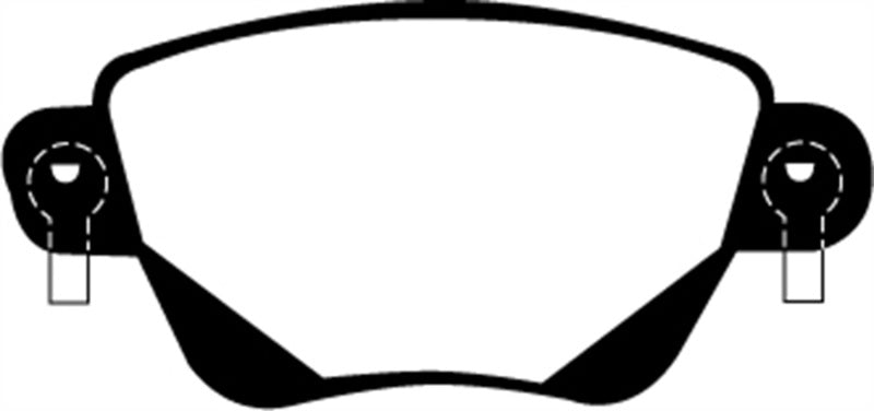EBC 01-04 Jaguar X-Type 2.5 Redstuff Rear Brake Pads - DP31350C