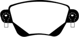 EBC 01-04 Jaguar X-Type 2.5 Redstuff Rear Brake Pads - DP31350C