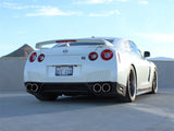 aFe Takeda 3in SS Exhaust Cat-Back 09-14 Nissan GTR V6 3.8L Carbon Fiber Tips - 49-36108-C