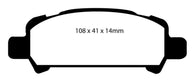 EBC 01-02 Subaru Impreza 2.0 Turbo WRX Bluestuff Rear Brake Pads - DP51293NDX