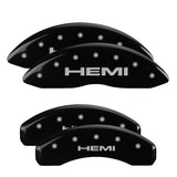 MGP 4 Caliper Covers Engraved Front & Rear MGP Red finish silver ch - 10165SMGPRD