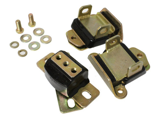 Energy Suspension 67-72 Camaro/64-72 Chevelle/63-82 Corvette Black Zinc 2 Engine & 1 Trans Mount Set - 3.1120G