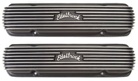 Edelbrock Valve Cover Classic Series Pontiac 1962-1979 301-455 CI V8 Black - 41303