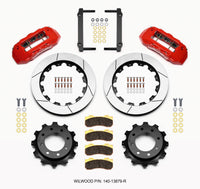 Wilwood TX6R Rear Kit 16.00in Red 1999-2010 GM Trk 2500 HD 4.84 Cntr - 140-13879-R