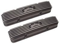 Edelbrock Valve Cover Classic Series Chevrolet 1959-1986 262-400 CI V8 Black - 41453