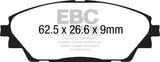EBC 14+ Mazda 3 2.0 (Japan Build) Greenstuff Front Brake Pads - DP22185