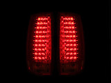 ANZO 2007-2014 Chevrolet Suburban LED Taillights Red/Clear G4 - 311141