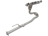 aFe Power Twisted Steel Header & Connection Pipe (Street) 00-06 Jeep Wrangler (TJ/LJ) I6 4.0L - 48-48020-YC