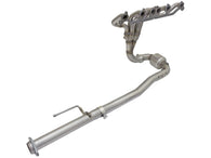 aFe Power Twisted Steel Header & Connection Pipe (Street) 00-06 Jeep Wrangler (TJ/LJ) I6 4.0L - 48-48020-YC