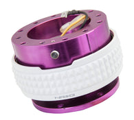 NRG Quick Release Kit - Pyramid Edition - Purple Body / Glow In The Dark Pyramid Ring - SRK-210PP/GL