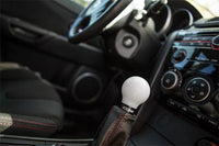 Cobb 07-10 MazdaSpeed3 Shift Knob - White Knob w/Stealth Black Base - 271350-W-BK