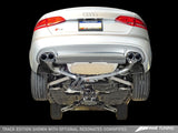 AWE Tuning Audi B8 / B8.5 S4 3.0T Track Edition Exhaust - Diamond Black Tips (90mm) - 3020-43020