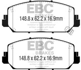 EBC 16+ Acura ILX 2.4 Redstuff Front Brake Pads - DP33049C