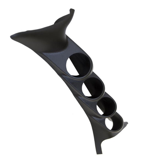 Autometer 99-07 Ford Super Duty Black 52mm Quad Pilillar Pod - 17308
